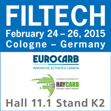 Filtech 2015 (24-26 Februar) in Köln, Deutschland